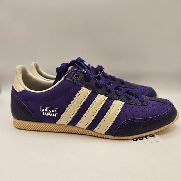 ADIDAS ORIGINAL WOMEN'S 8 JAPAN COLLEGIATE PURPLE CREAM WHITE JS0252 - Picture 4 of 6